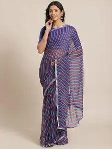 Saree mall Printed Leheriya Sarees