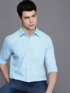 WROGN Men Slim Fit Solid Opaque Pure Cotton Casual Shirt With Chest Pocket