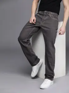 WROGN Men Anti Fit Light Fade Stretchable Mid-Rise Jeans