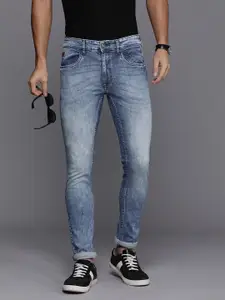 WROGN Men Slim Fit Heavy Fade Stretchable Jeans