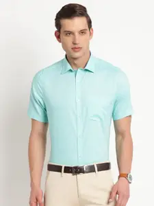 Turtle Men Modern Spread Collar Pure Cotton Formal Shirt