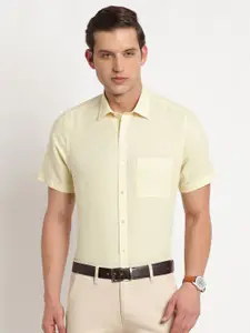 Turtle Modern Regular Fit Cutaway Collar Cotton Formal Shirt