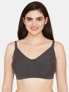 Zivame Cotton Non Padded Non-Wired All Day Comfort Full Coverage Cut and Sew Bra
