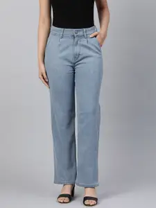 ADBUCKS Straight Fit High-Rise Jeans