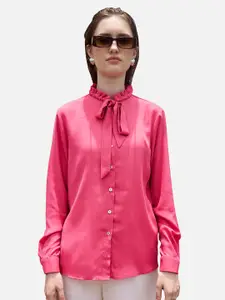 NEOFAA Women Pink Casual Shirt