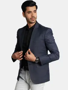 Wintage Checked Regular Fit Single-Breasted Formal Blazer