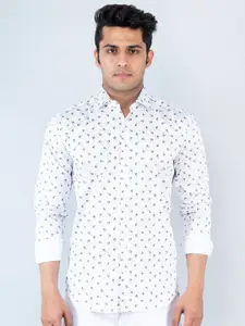 Tistabene Comfort Spread Collar Conversational Printed Cotton Casual Shirt