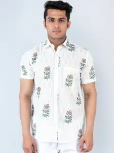 Tistabene Floral Printed Cotton Casual Shirt