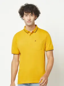 Crimsoune Club Polo Collar Short Sleeves Pure Cotton T-shirt