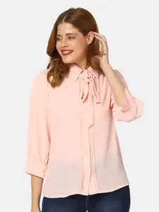 V-Mart Cotton Shirt Collar Shirt Style Top