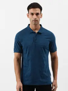 Wrangler Polo Collar Textured Cotton T-shirt