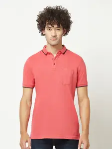 Crimsoune Club Polo Collar T-shirt
