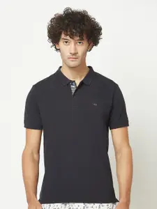 Crimsoune Club Polo Collar Cotton T-shirt
