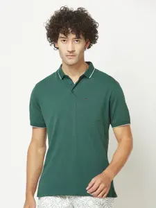 Crimsoune Club Polo Collar Pure Cotton T-shirt