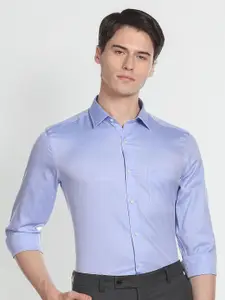 Arrow Spread Collar Slim Fit Twill Cotton Formal Shirt