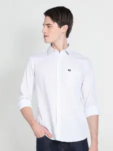Arrow Sport Spread Collar Slim Fit Micro Ditsy Printed Pure Cotton Casual Shirt