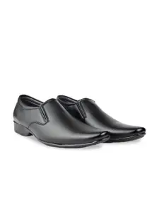 HikBi Men Leather Formal Slip-On Shoes