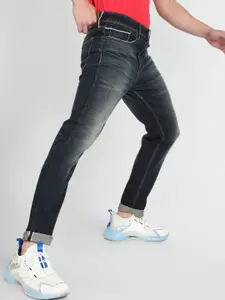 Flying Machine Men Tapered Fit Heavy Fade Jeans