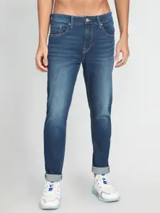 Flying Machine Stone Wash Slim Tapered Fit Classic Vintage Jeans