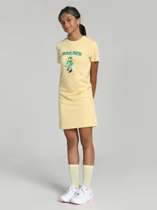 Puma Girls Super Graphic Youth Printed T-shirt Dress