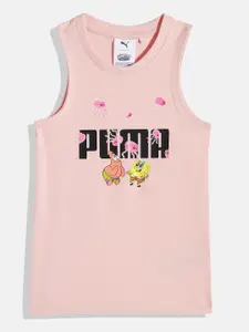 Puma Girls x SPONGEBOB Print T-shirt Slim Fit Dress