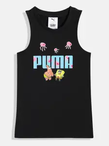 Puma Girls x SPONGEBOB Print Slim Fit T-shirt Dress