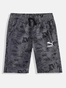 Puma Boys Super Puma Printed Youth Shorts