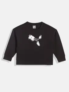 Puma Girls Printed Modern Sweatshirt