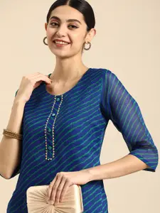 Anouk Leheriya Printed Kurta