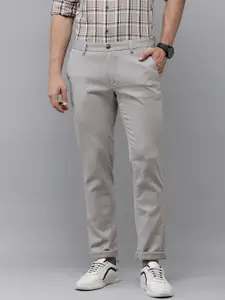 Arrow Sport Men Textured Original Slim Fit Casual Trousers
