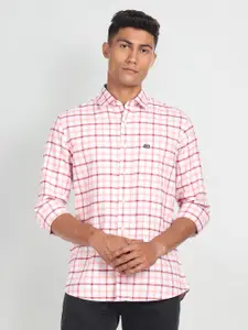 Arrow Sport Men Pure Cotton Slim Fit Tartan Checked Casual Shirt