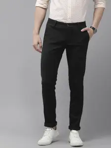Arrow Sport Men Slim Fit Low-Rise Smart Casual Trousers