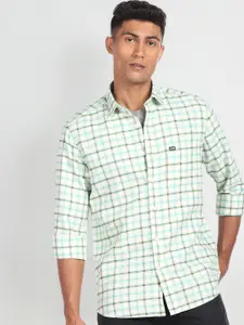 Arrow Sport Men Pure Cotton Original Slim Fit Tartan Checks Casual Shirt