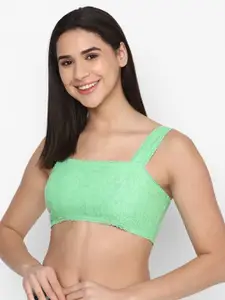 AMERICAN EAGLE OUTFITTERS Self Design Bralette Crop Top
