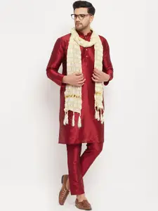 VASTRAMAY Straight Kurta with Pyjamas & Dupatta