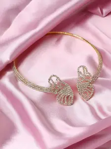 SOHI Gold-Plated Necklace