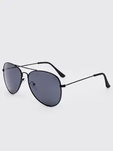 boohooMAN Aviator Sunglasses with UV Protected Lens AMM15111