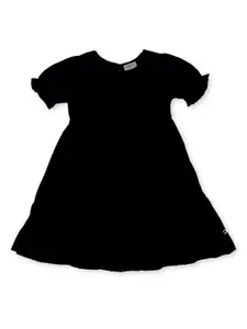 Gini and Jony Infant Girls Puff Sleeves Fit & Flare Dress