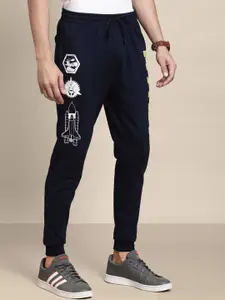 Free Authority Men NASA Printed Cotton Joggers