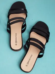 Big Fox Women Synthetic Open Toe Flats