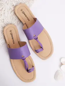 Big Fox Women Synthetic One Toe Flats