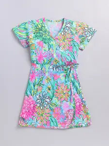 YK Multicoloured Tropical Dress