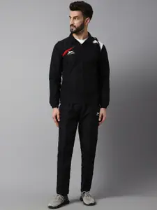 Shiv Naresh Men Hooded Brand Logo Tracksuits