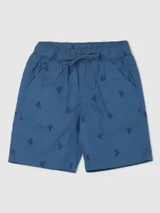 max Boys Conversational Printed Pure Cotton Mid-Rise Shorts