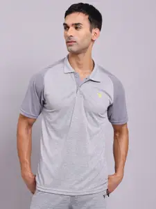 Technosport Men Antimicrobial Slim Fit Polo T-shirt