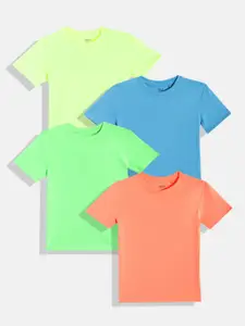 NEXT Boys Pack of 4 Solid T-shirt