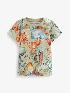 NEXT Infant Boys Pure Cotton Conversational Printed T-shirt