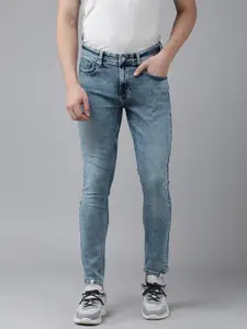 SPYKAR Men Kano Slim Fit Heavy Fade Stretchable Jeans