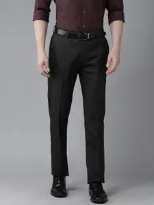 Arrow Men Textured Tailored Formal Trousers