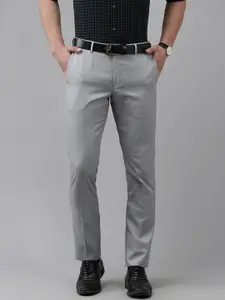 Arrow Men Flat Front Tailored Formal Trousers